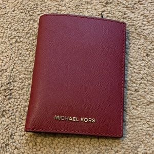 NWOT Michael Kors Leather Passport Wallet